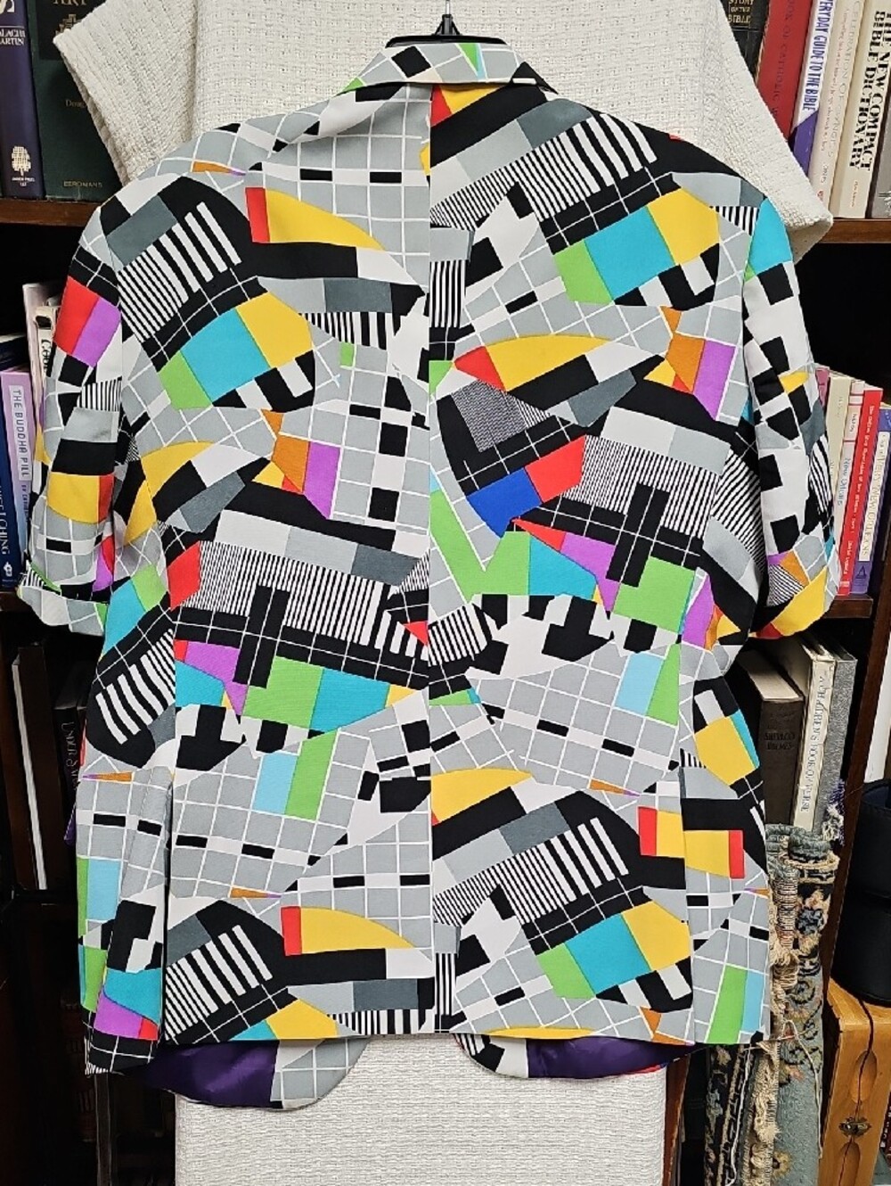 OppoSuits Multicolor Geometric Test Pattern Blazer - Picture 6 of 10